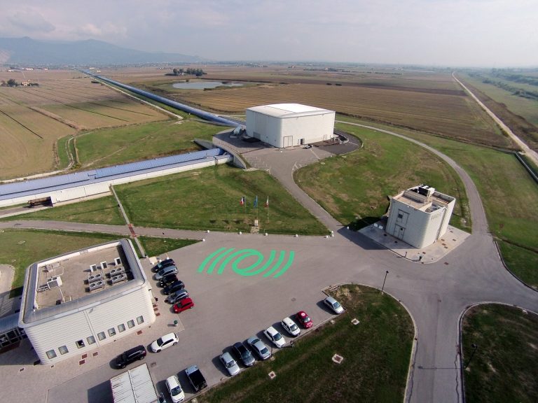 Aerial view of EGO and Virgo – 2
