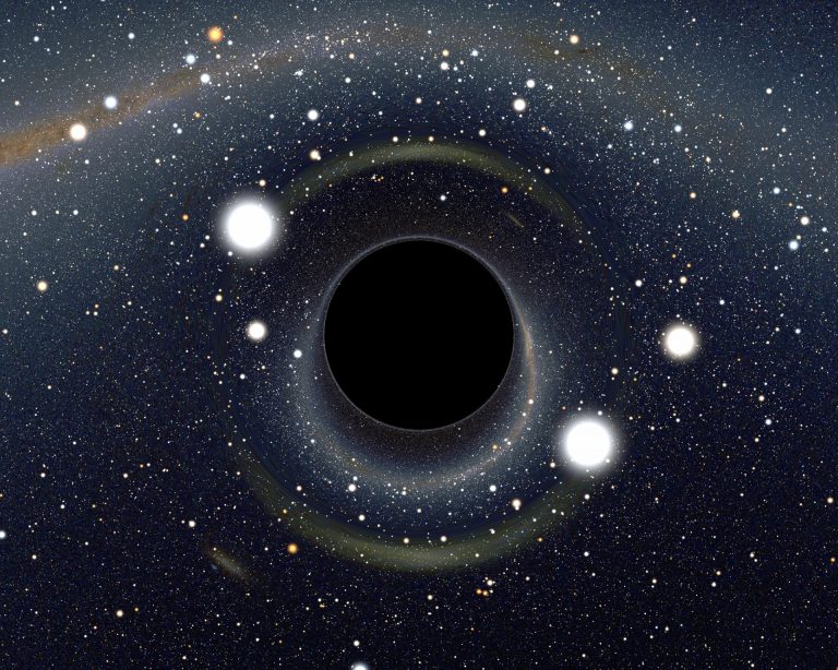 Artist’s impression of a black hole