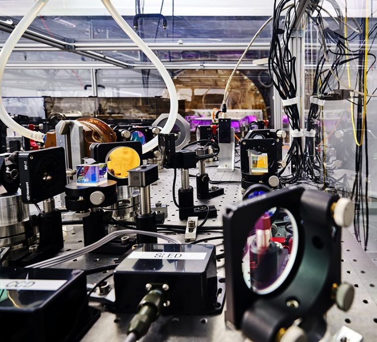 One of Virgo’s optical benches – 2